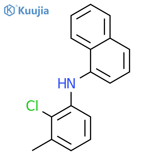 1-Naphthalenamine, N-(2-chloro-3-methylphenyl)- structure