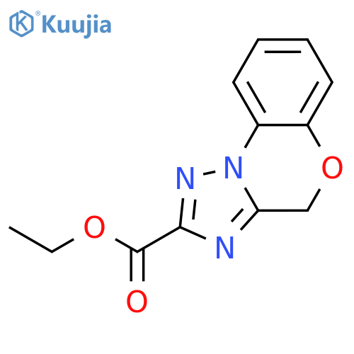 4H-[1,2,4]Triazolo[5,1-c][1,4]benzoxazine-2-carboxylic acid, ethyl ester structure