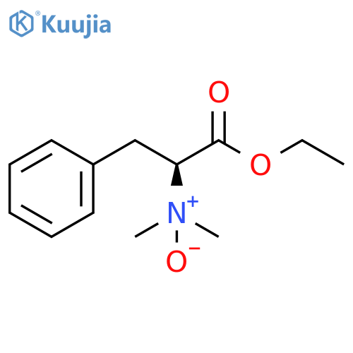 Phenylalanine, N,N-dimethyl-, ethyl ester, N-oxide structure