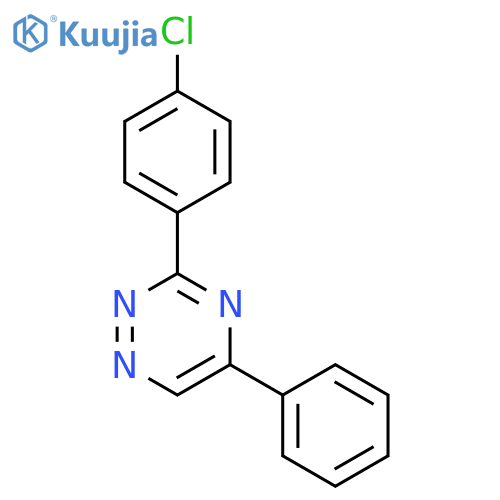 1,2,4-Triazine, 3-(4-chlorophenyl)-5-phenyl- structure