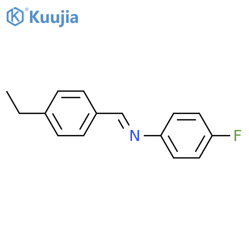 Benzenamine, N-[(4-ethylphenyl)methylene]-4-fluoro- structure