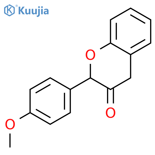 2H-1-Benzopyran-3(4H)-one, 2-(4-methoxyphenyl)- structure