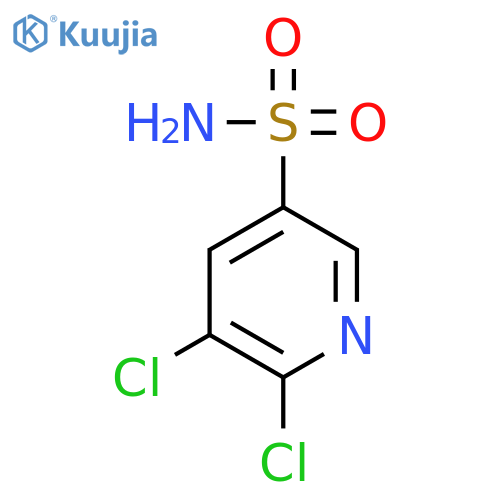 5,6-Dichloropyridine-3-sulfonamide structure