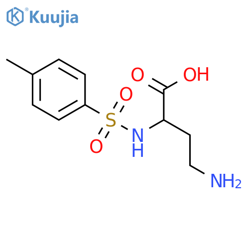 Butanoic acid, 4-amino-2-[[(4-methylphenyl)sulfonyl]amino]-, (S)- structure