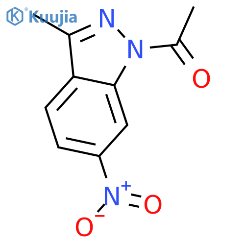 1H-Indazole, 1-acetyl-3-methyl-6-nitro- structure