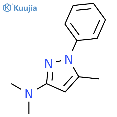 1H-Pyrazol-3-amine, N,N,5-trimethyl-1-phenyl- structure