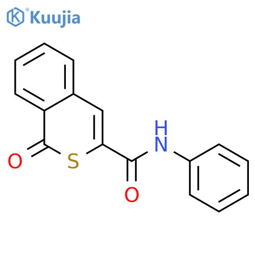 1-oxo-N-phenyl-1H-isothiochromene-3-carboxamide structure