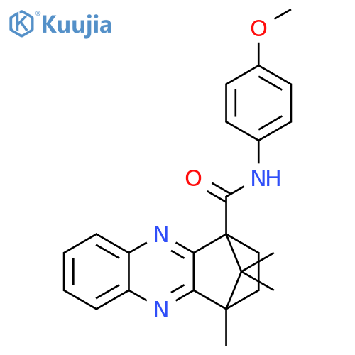 N-(4-methoxyphenyl)-12,15,15-trimethyl-3,10-diazatetracyclo10.2.1.0^{2,11}.0^{4,9}pentadeca-2(11),3,5,7,9-pentaene-1-carboxamide structure