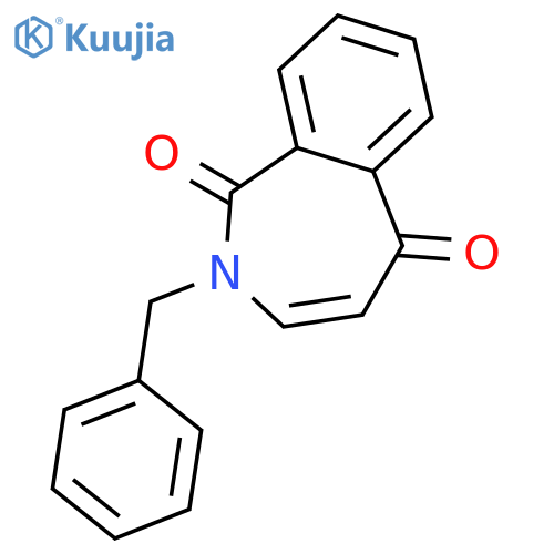 1H-2-Benzazepine-1,5(2H)-dione, 2-(phenylmethyl)- structure