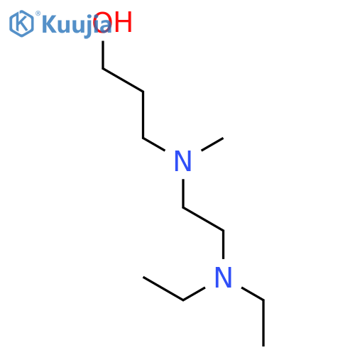 1-Propanol, 3-[[2-(diethylamino)ethyl]methylamino]- structure