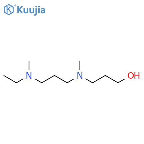 1-Propanol, 3-[[3-(ethylmethylamino)propyl]methylamino]- structure