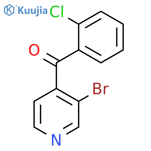 Methanone, (3-bromo-4-pyridinyl)(2-chlorophenyl)- structure