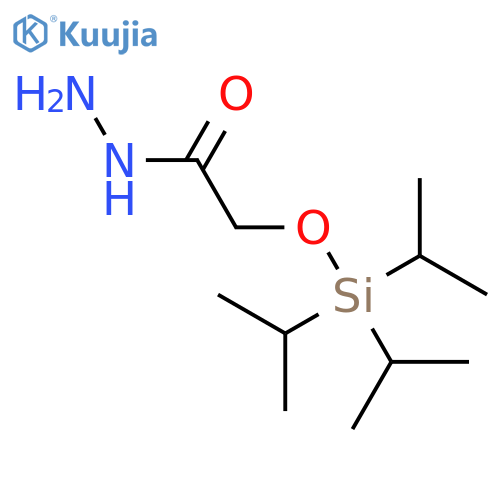 Acetic acid, [[tris(1-methylethyl)silyl]oxy]-, hydrazide structure
