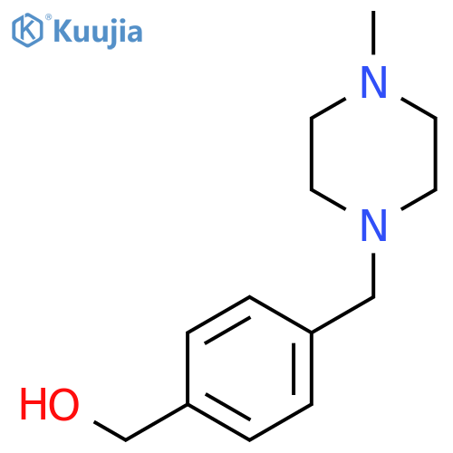{4-(4-methylpiperazin-1-yl)methylphenyl}methanol structure