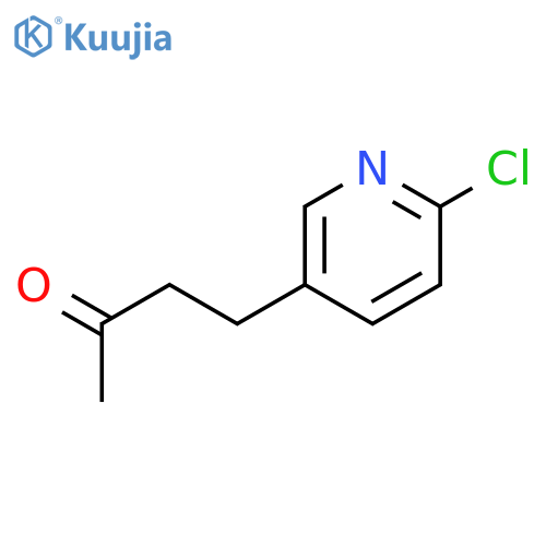 4-(6-chloropyridin-3-yl)butan-2-one structure