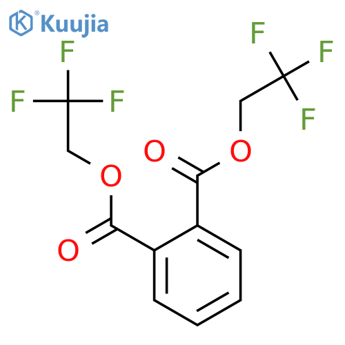 Bis(2,2,2-trifluoroethyl) phthalate structure