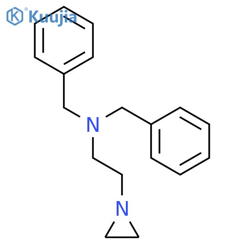 1-AZIRIDINEETHANAMINE, N,N-BIS(PHENYLMETHYL)- structure