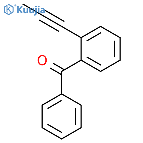 Methanone, phenyl[2-(1-propynyl)phenyl]- structure