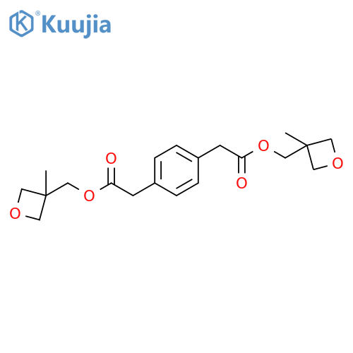 1,4-Benzenediacetic acid, bis[(3-methyl-3-oxetanyl)methyl] ester structure