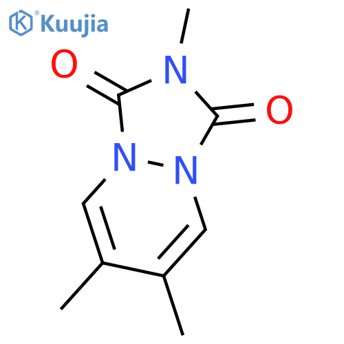 1H-[1,2,4]Triazolo[1,2-a]pyridazine-1,3(2H)-dione, 2,6,7-trimethyl- structure