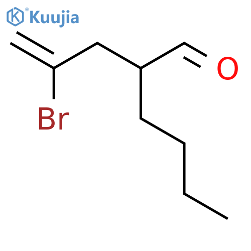 Hexanal, 2-(2-bromo-2-propenyl)- structure