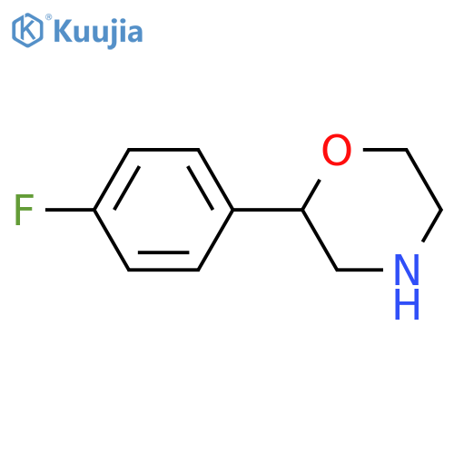 2-(4-fluorophenyl)morpholine structure