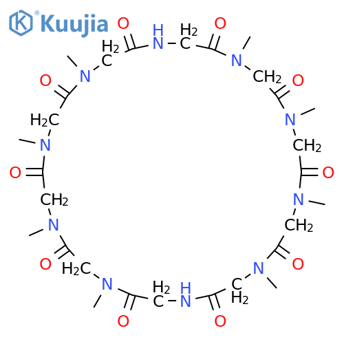 CYCLO(GLYCYL-N-METHYLGLYCYL-N-METHYLGLYCYL-N-METHYLGLYCYL-N-METHYLGLYCYLGLYCYL-N-METHYLGLYCYL-N-METHYLGLYCYL-N-METHYLGLYCYL-N-METHYLGLYCYL) structure
