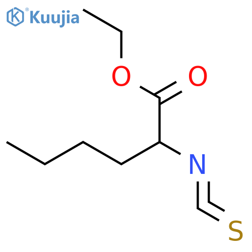 Hexanoic acid, 2-isothiocyanato-, ethyl ester structure