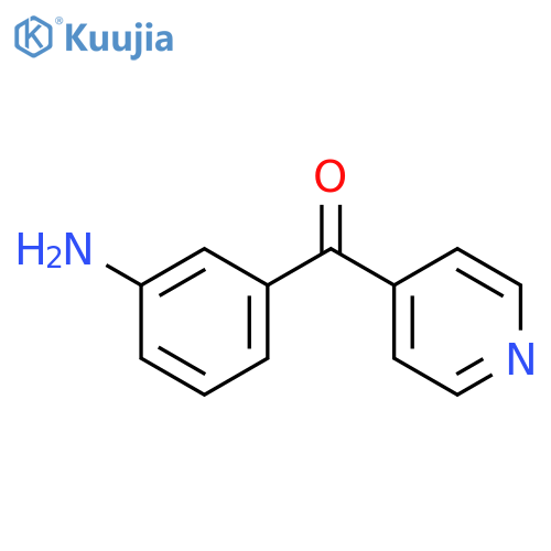 Methanone, (3-aminophenyl)-4-pyridinyl- structure