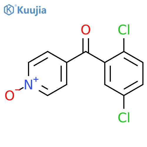 Methanone, (2,5-dichlorophenyl)(1-oxido-4-pyridinyl)- structure