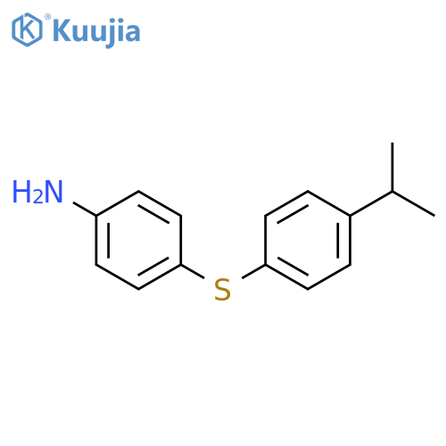 4-{4-(Propan-2-yl)phenylsulfanyl}aniline structure