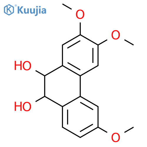 9,10-Phenanthrenediol, 9,10-dihydro-2,3,6-trimethoxy-, cis- structure