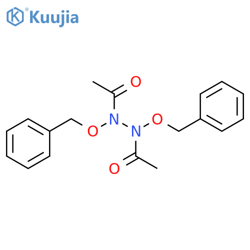 Acetic acid, 2-acetyl-1,2-bis(phenylmethoxy)hydrazide structure