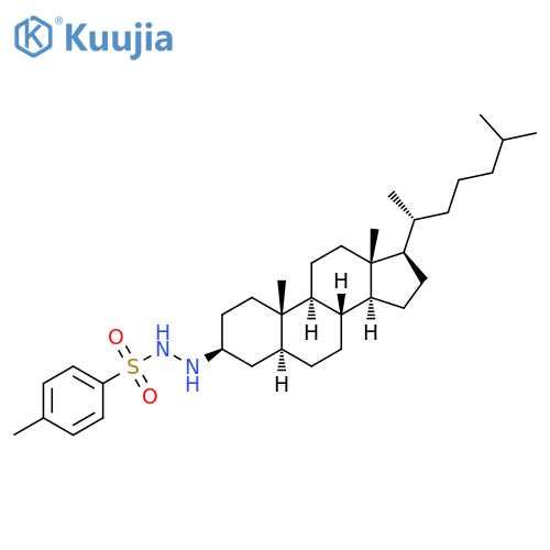 Benzenesulfonic acid, 4-methyl-, 2-[(3b,5a)-cholestan-3-yl]hydrazide structure