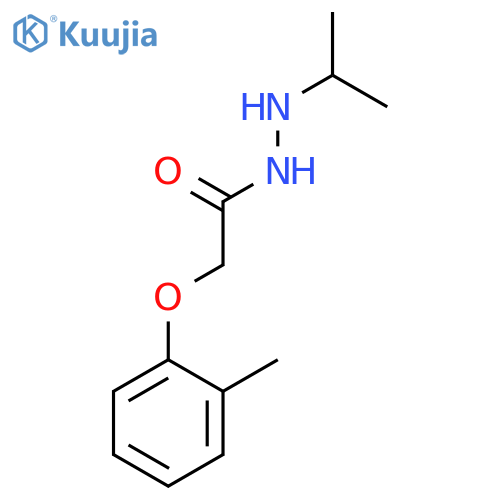 Acetic acid, (2-methylphenoxy)-, 2-(1-methylethyl)hydrazide structure