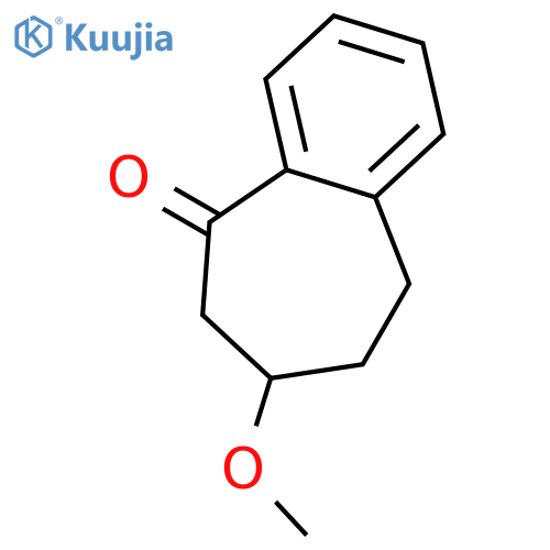 5H-Benzocyclohepten-5-one, 6,7,8,9-tetrahydro-7-methoxy- structure