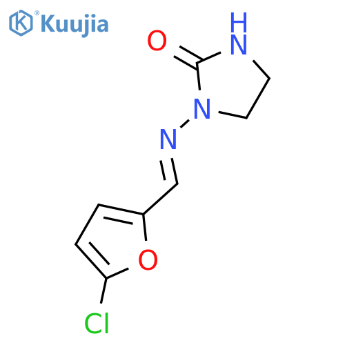 2-Imidazolidinone, 1-[[(5-chloro-2-furanyl)methylene]amino]- structure