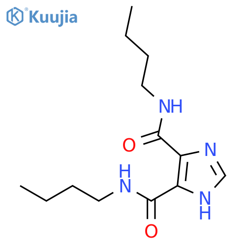 1H-Imidazole-4,5-dicarboxamide, N,N'-dibutyl- structure