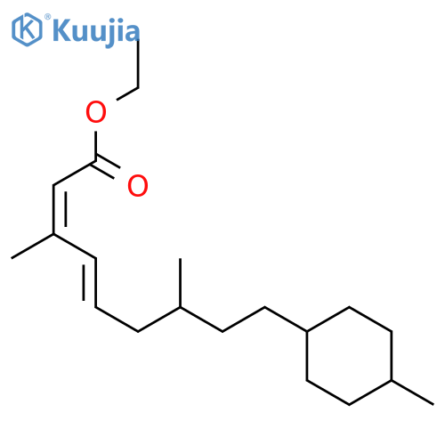 2,4-Nonadienoic acid, 3,7-dimethyl-9-(4-methylcyclohexyl)-, ethyl ester structure