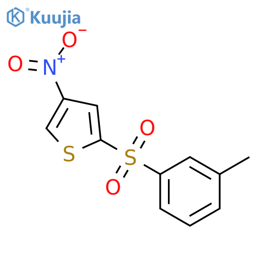 Thiophene, 2-[(3-methylphenyl)sulfonyl]-4-nitro- structure