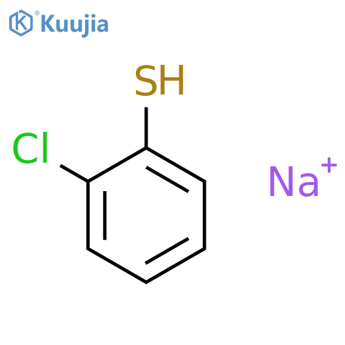 Benzenethiol, 2-chloro-, sodium salt structure