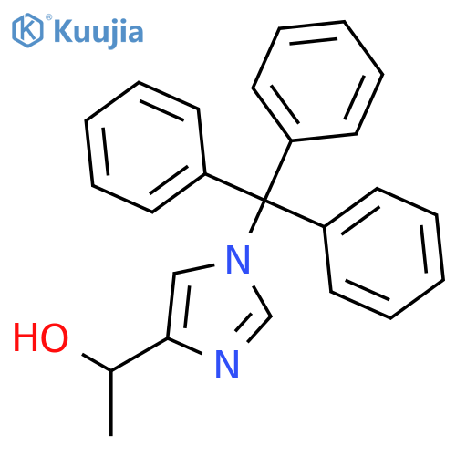 1-(1-Trityl-1H-imidazol-4-yl)ethanol structure