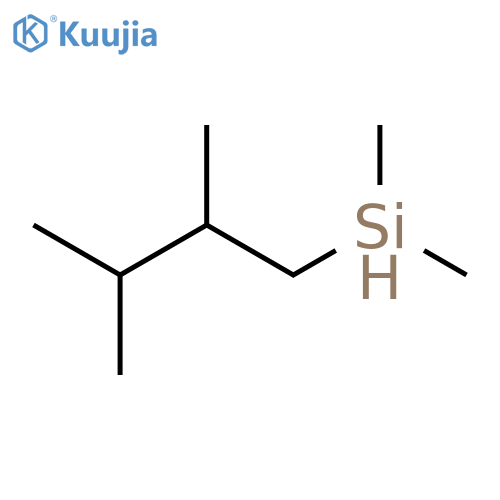 Silane, (2,3-dimethylbutyl)dimethyl- structure