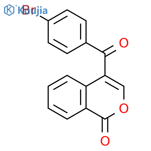 1H-2-Benzopyran-1-one, 4-(4-bromobenzoyl)- structure