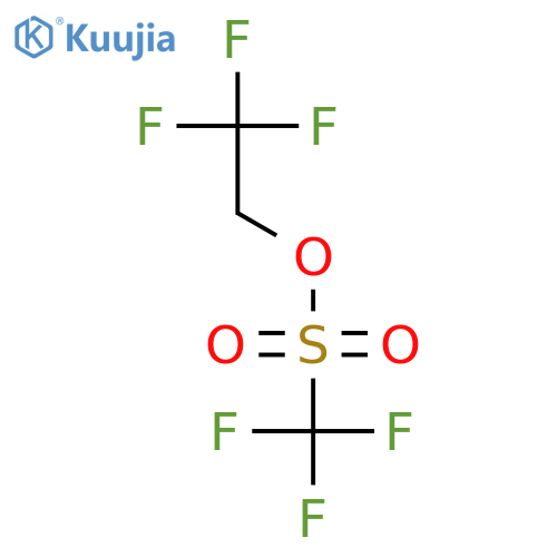 2,2,2-Trifluoroethyl trifluoromethanesulfonate structure