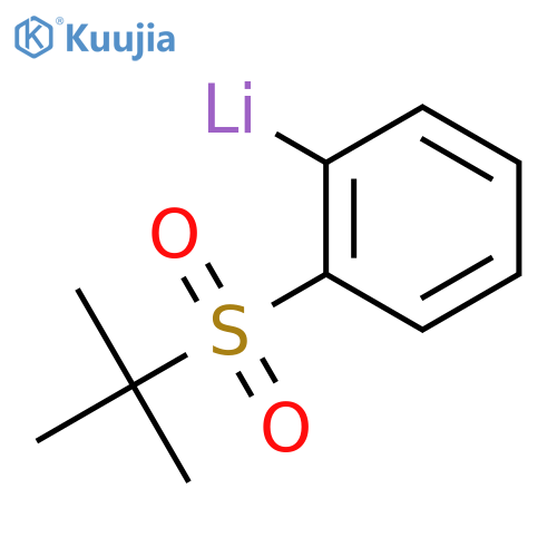 Lithium, [2-[(1,1-dimethylethyl)sulfonyl]phenyl]- structure