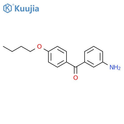 Methanone, (3-aminophenyl)(4-butoxyphenyl)- structure