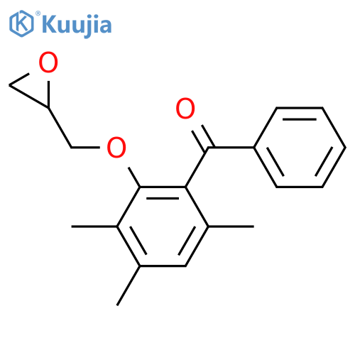 Methanone, phenyl[3,4,6-trimethyl-2-(oxiranylmethoxy)phenyl]- structure
