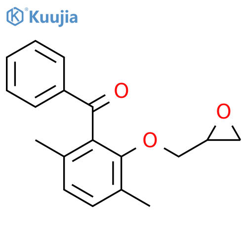 Methanone, [3,6-dimethyl-2-(oxiranylmethoxy)phenyl]phenyl- structure