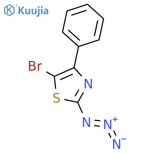 Thiazole, 2-azido-5-bromo-4-phenyl- structure